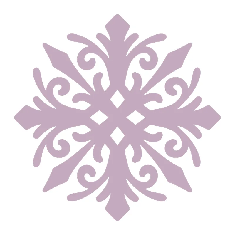 Ornate Scroll Snowflake