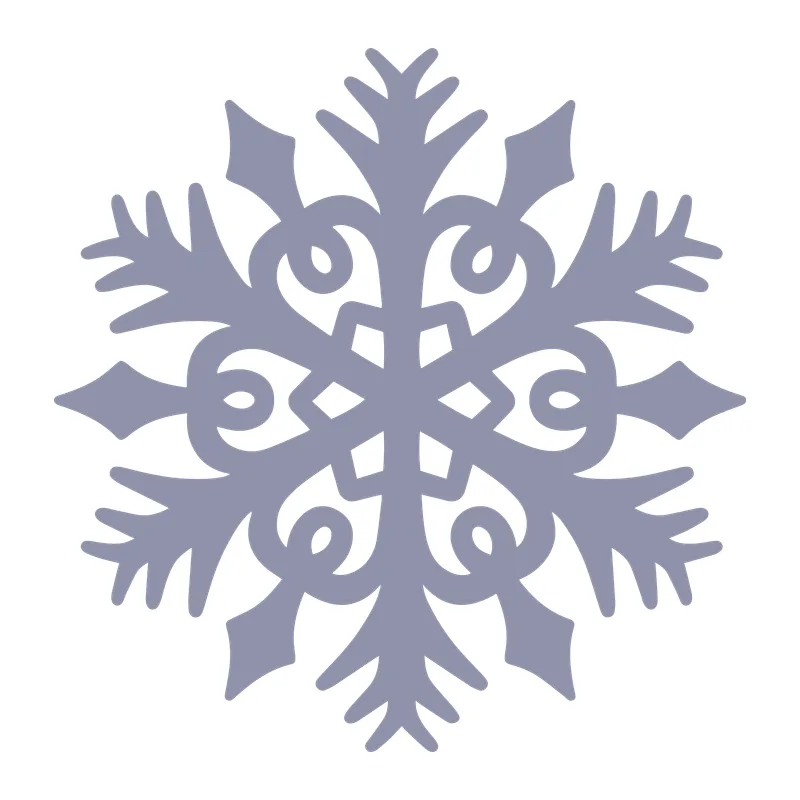 Ornate Swirl Snowflake