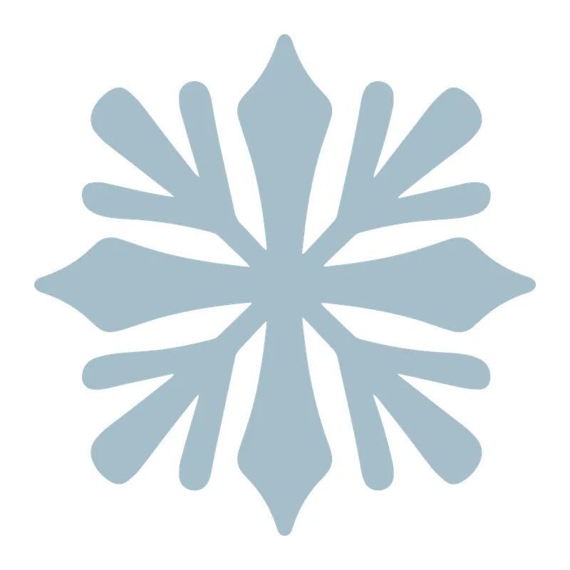 Diamond Tipped Snowflake