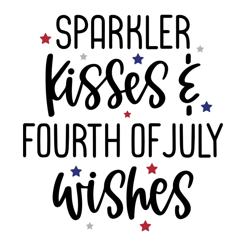Sparkler Kisses & Fourth of July Wishes