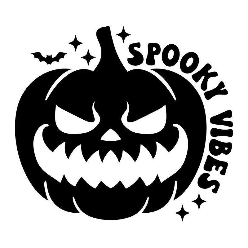 Spooky Vibes Jack-O-Lantern