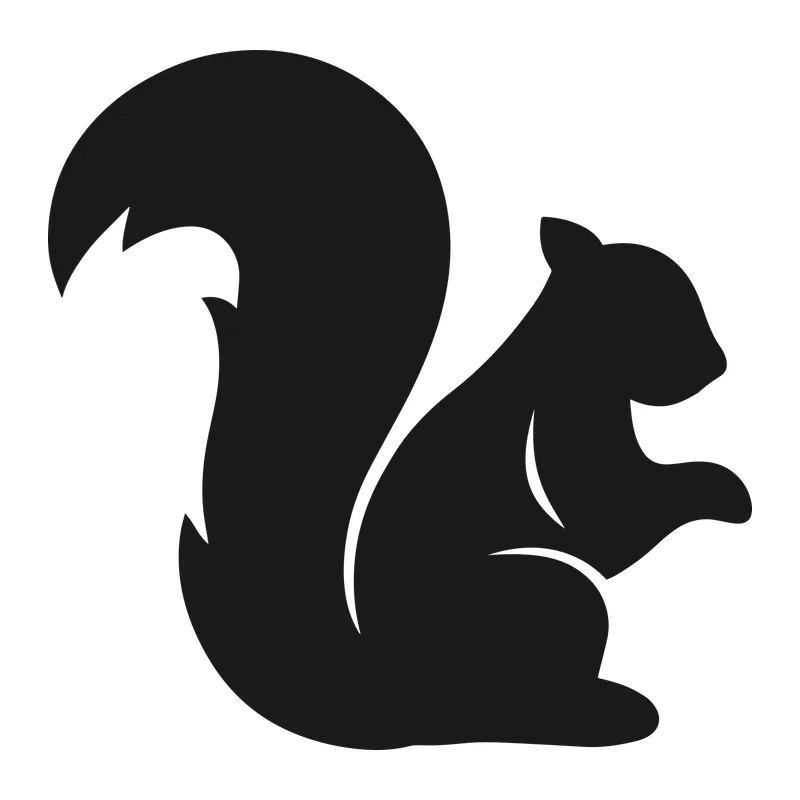 Squirrel Silhouette