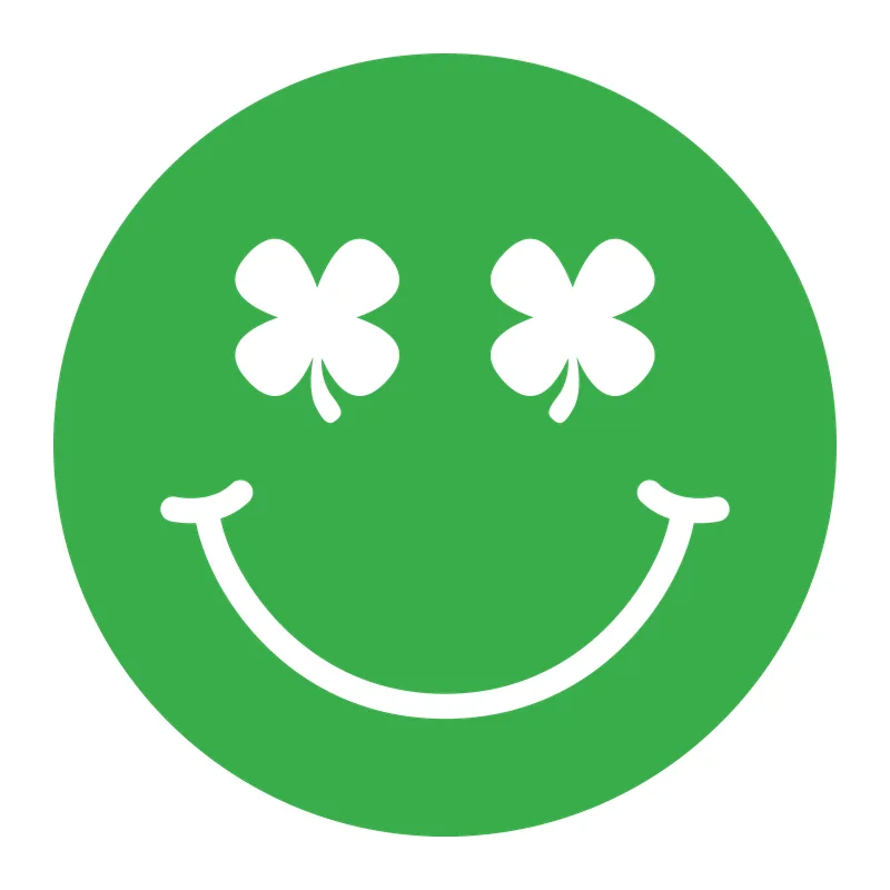 St. Patrick's Smiley Face