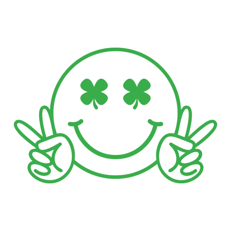 St. Patrick's Day Smiley Face