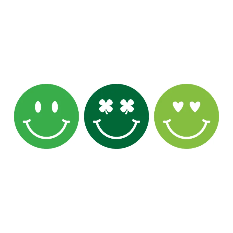 St. Patrick's Smiley Faces