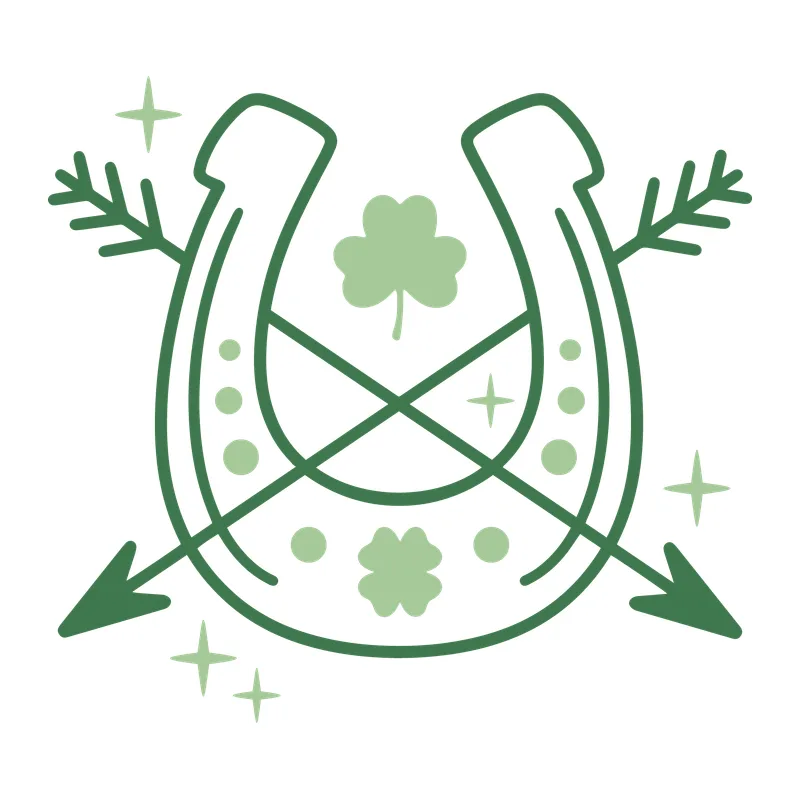 St. Patrick's Day Lucky Horseshoe