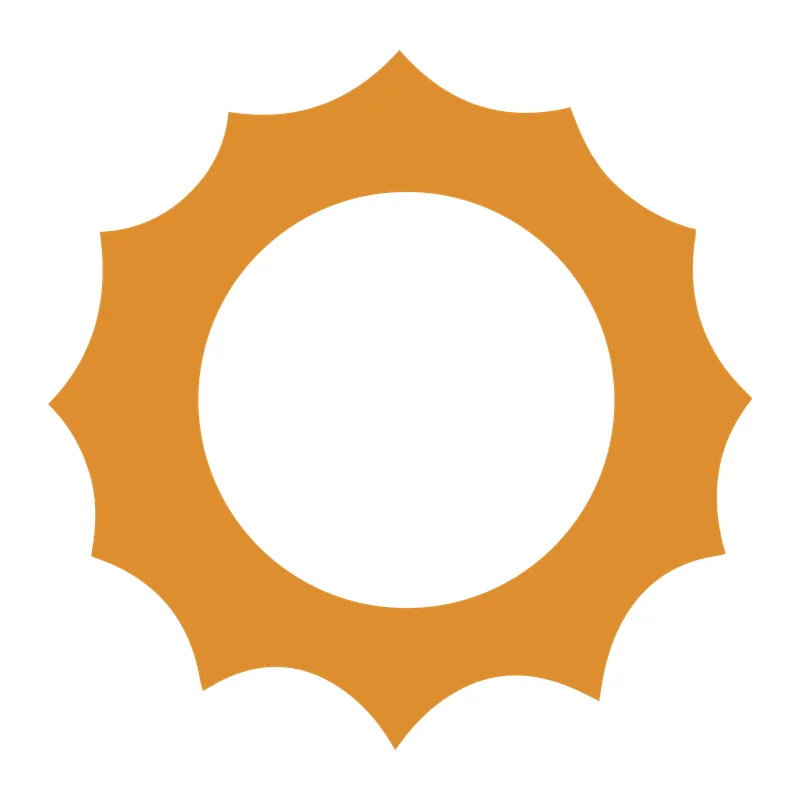 Simple Sun Outline
