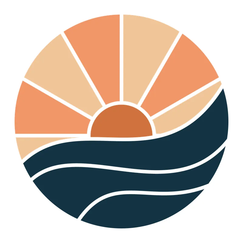 Sunset and Waves