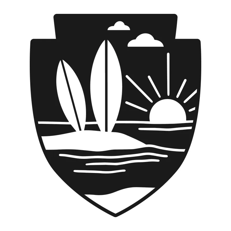 Surfboards Summer Badge