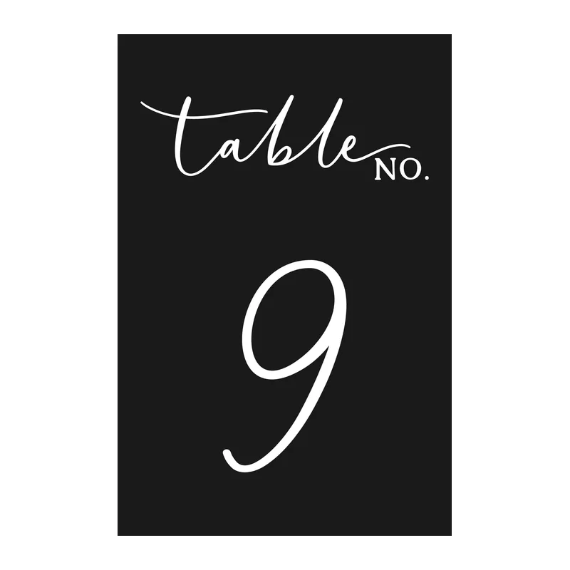 Table No. 9