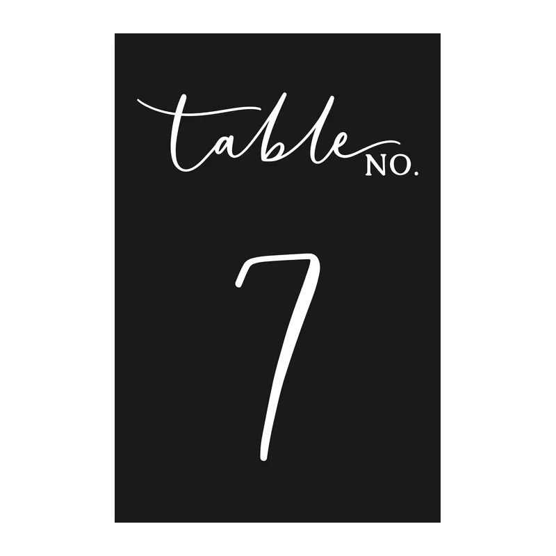 Table No. 7