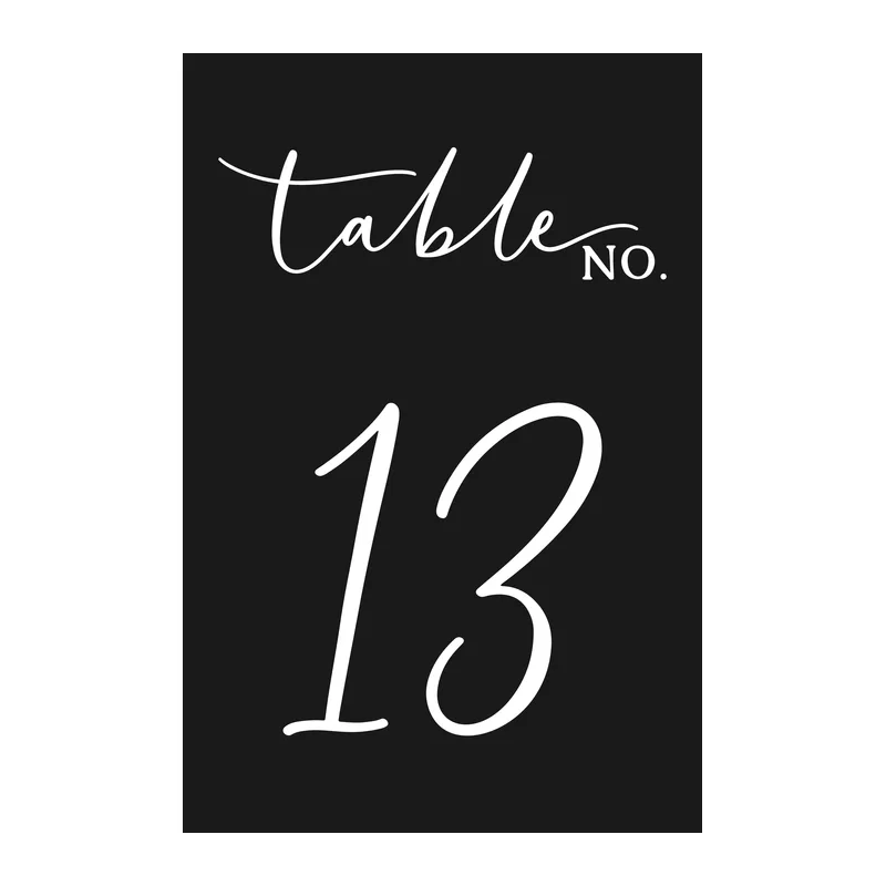 Table No. 13