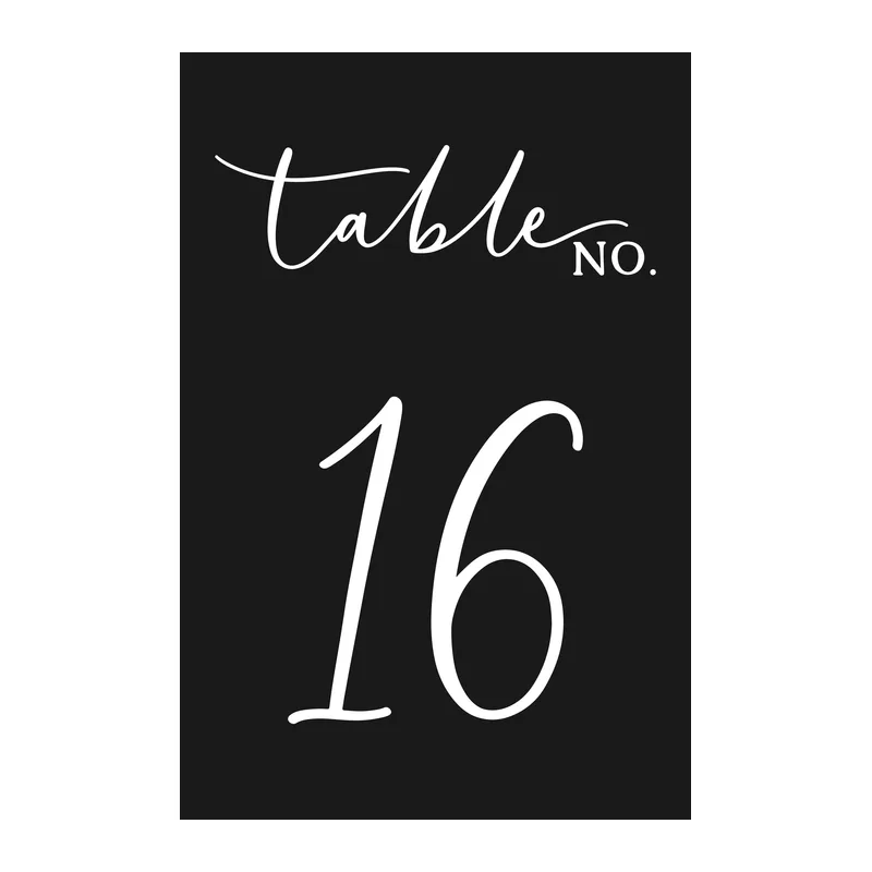 Table No. 16