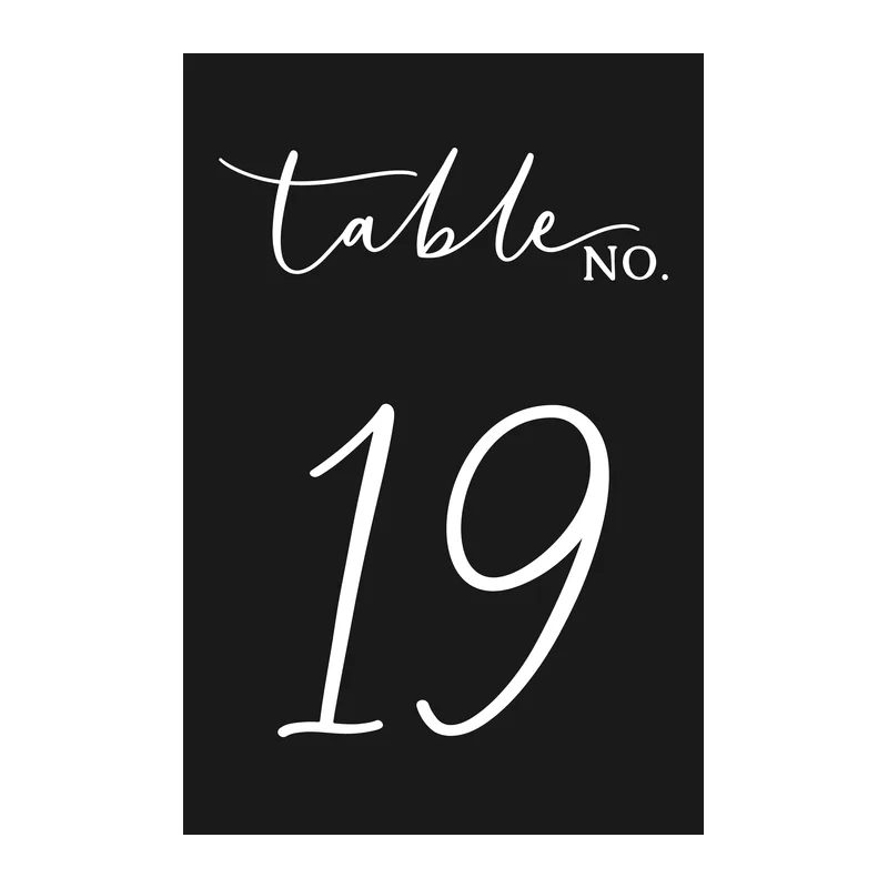Table No. 19
