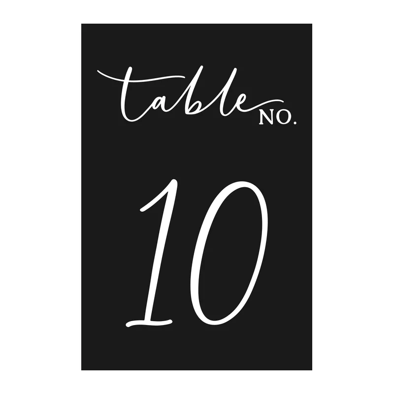 Table No. 10