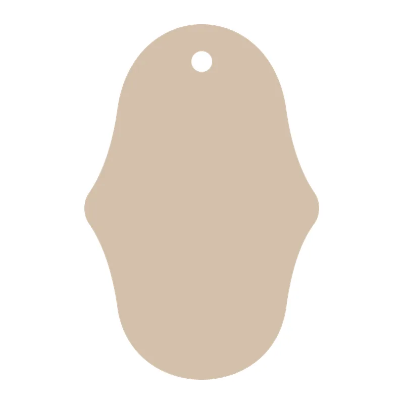 Curved Blank Gift Tag