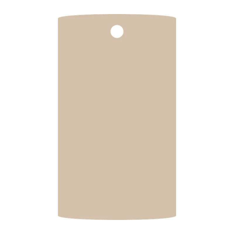 Rounded Blank Gift Tag