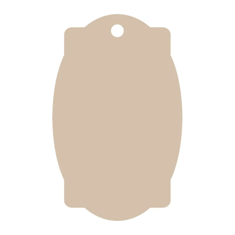 Decorative Oval Gift Tag