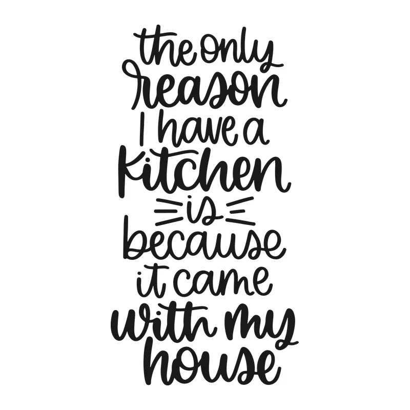 The Only Reason I Have a Kitchen