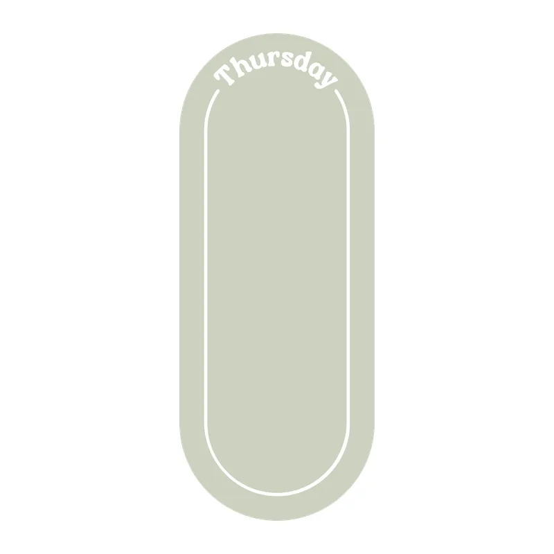 Thursday Planner Label