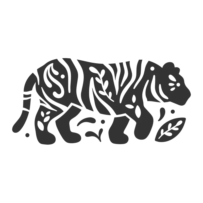 Botanical Walking Tiger