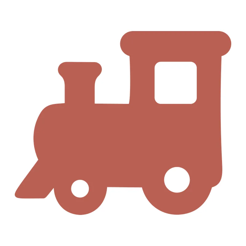 Steam Train Silhouette