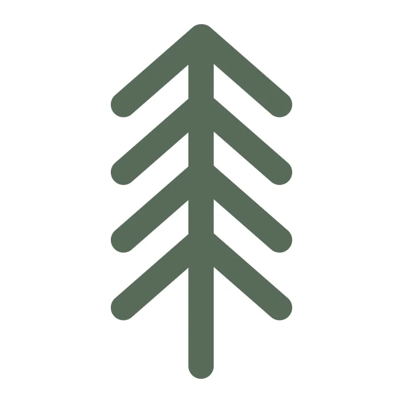 Minimalist Pine Tree