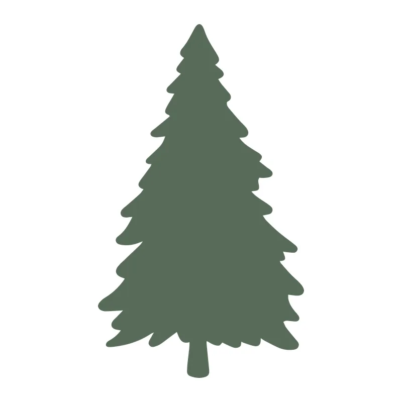Evergreen Pine Tree Silhouette