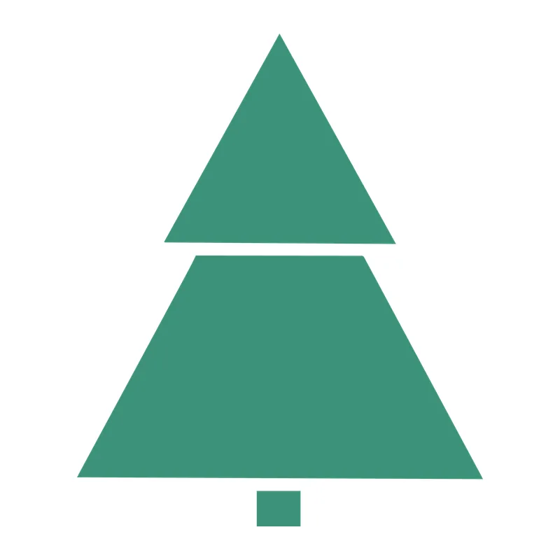 Geometric Evergreen Tree