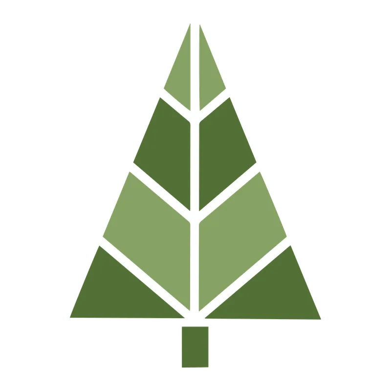 Geometric Pine Tree
