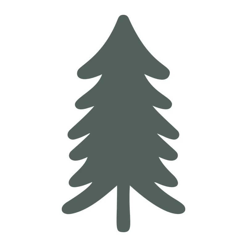 Simple Pine Tree Silhouette