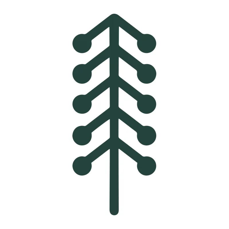 Dotted Pine Tree
