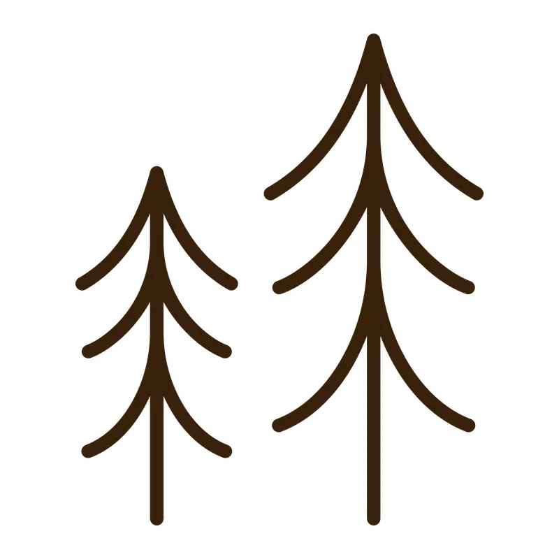 Simple Pine Trees