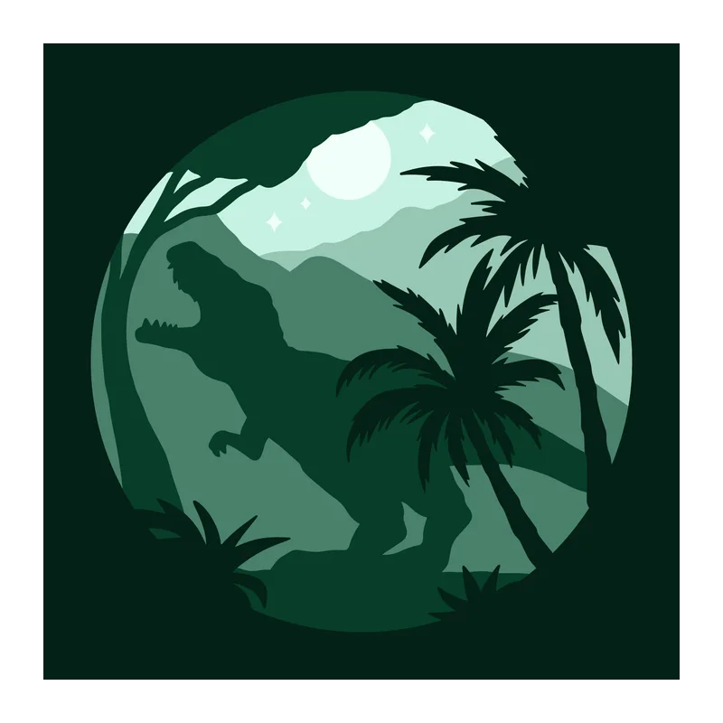 Tyrannosaurus Shadow Box