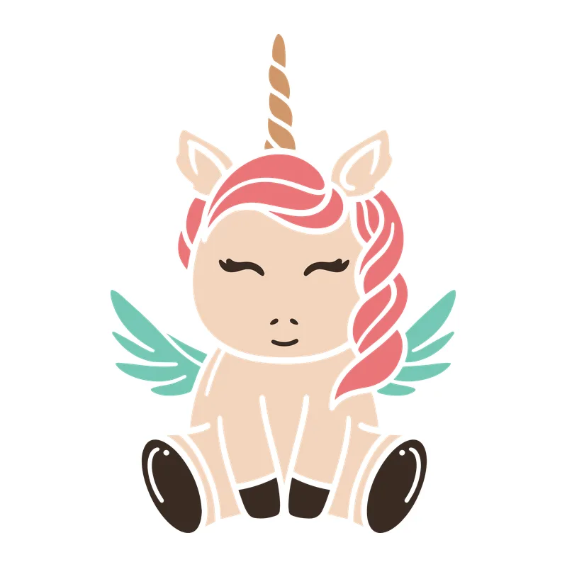 Baby Unicorn with Wings