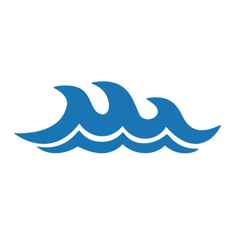 Curling Ocean Waves