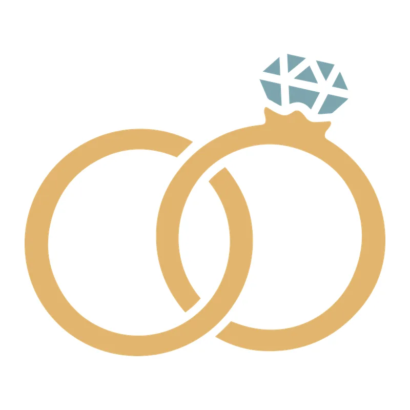 Interlocking Wedding Rings