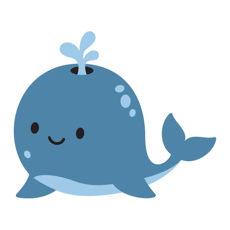 Happy Baby Whale