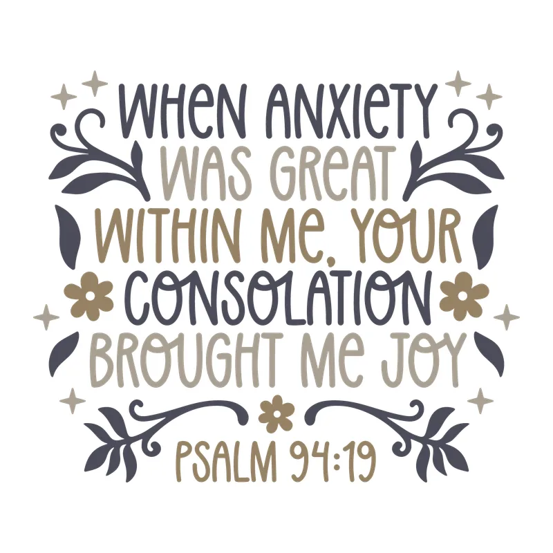 Your Consolation Brought Me Joy