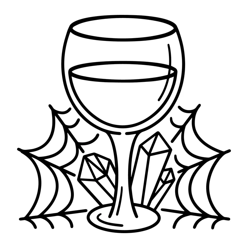 Witchy Wine Glass