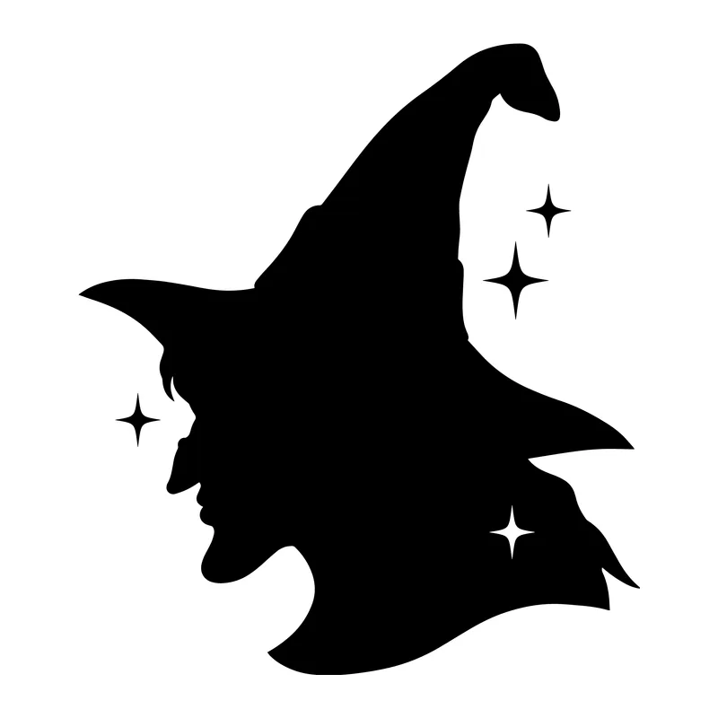 Witch Profile Silhouette