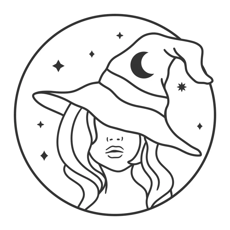 Mystical Witch Portrait