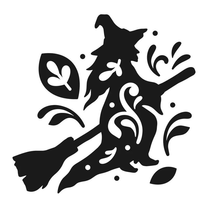 Witch On A Broomstick