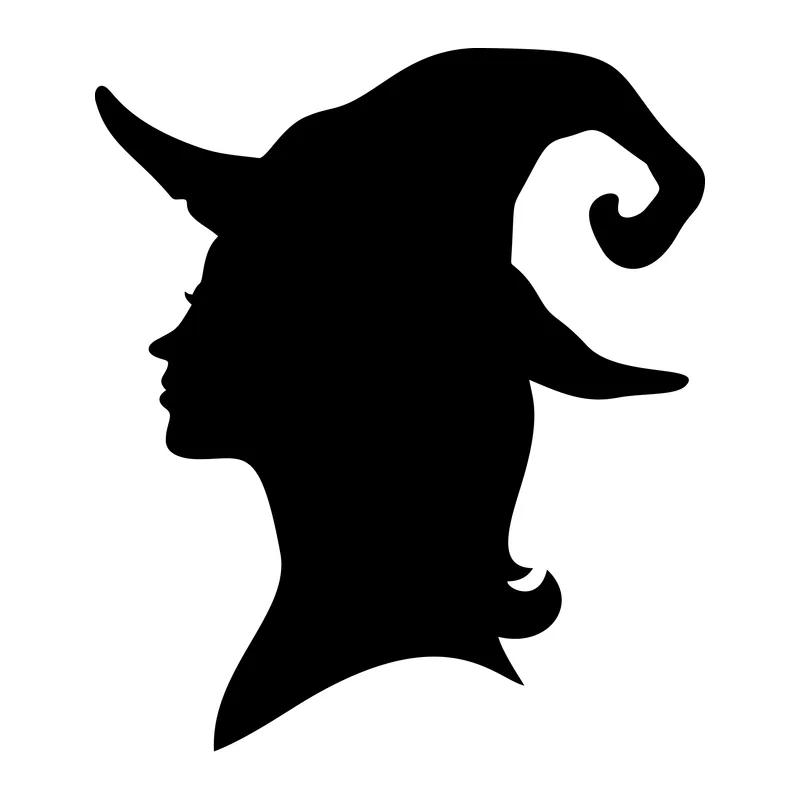 Witch Profile Silhouette
