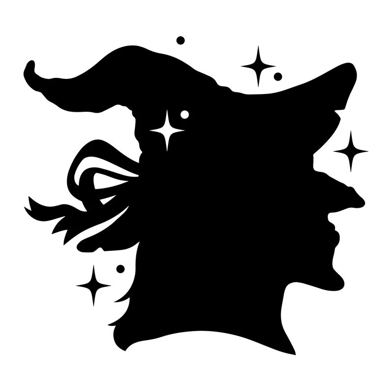 Witch Profile Silhouette
