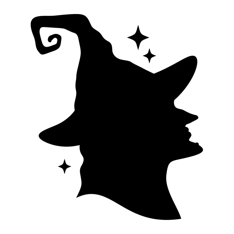 Witch Profile Silhouette