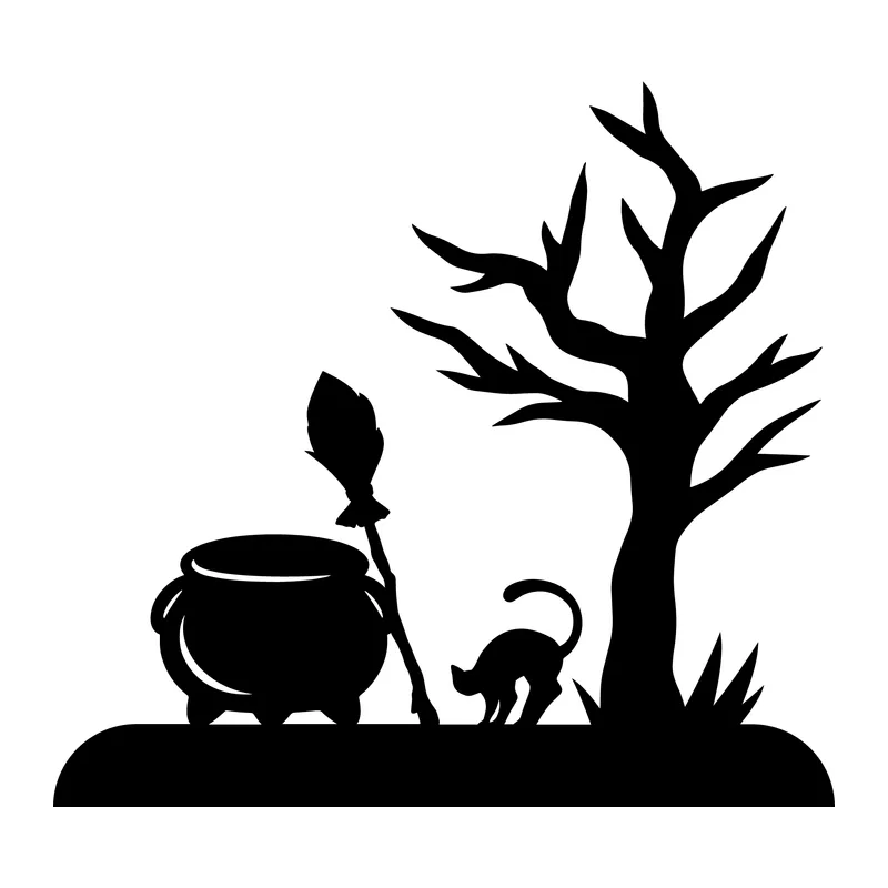 Witch Cauldron Scene