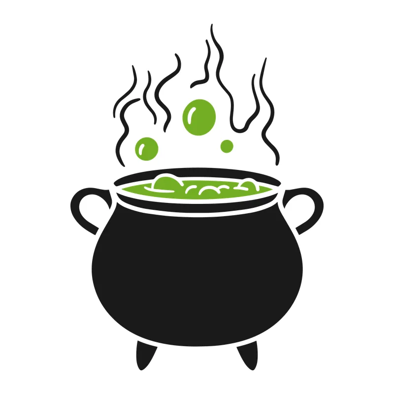 Bubbling Witch Cauldron