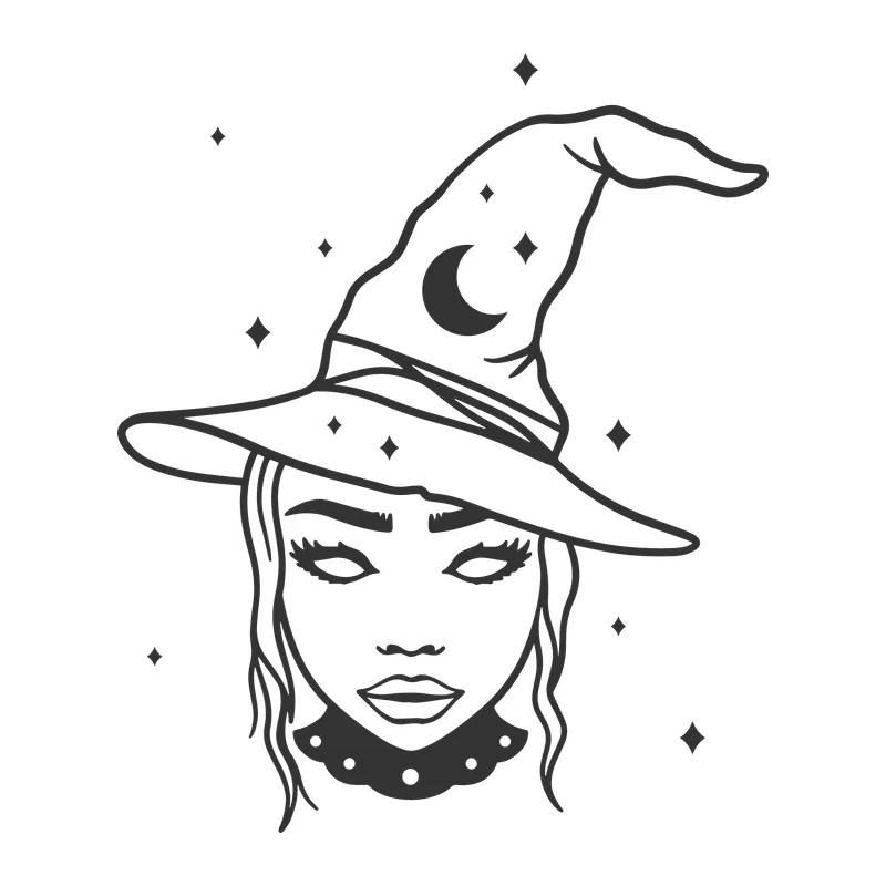 Witch Face Portrait