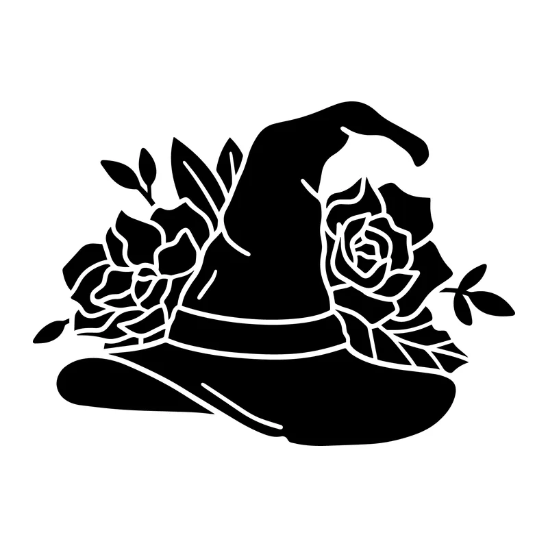 Floral Witch Hat